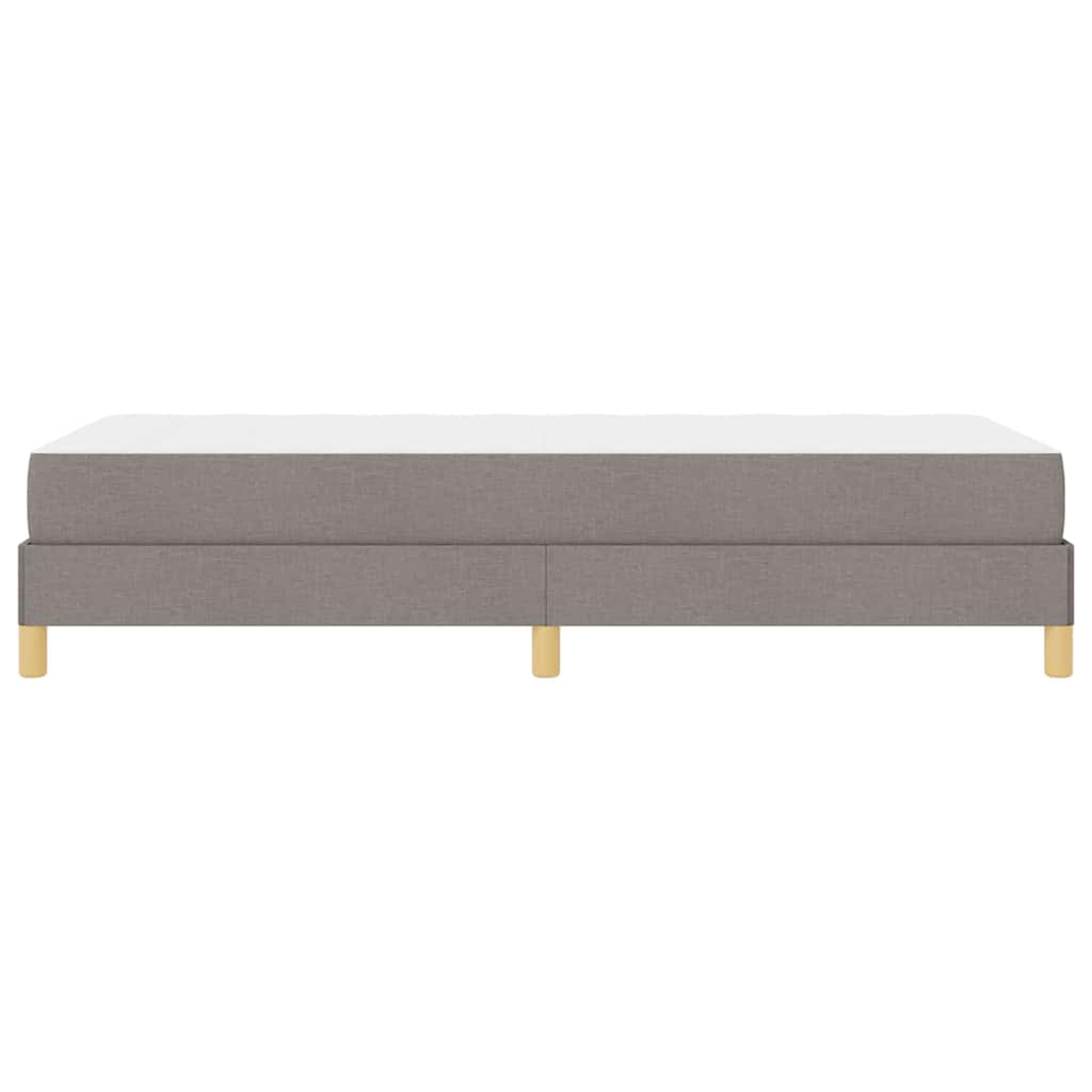 Boxspringbett Taupe und Braun 80 x 200 cm
