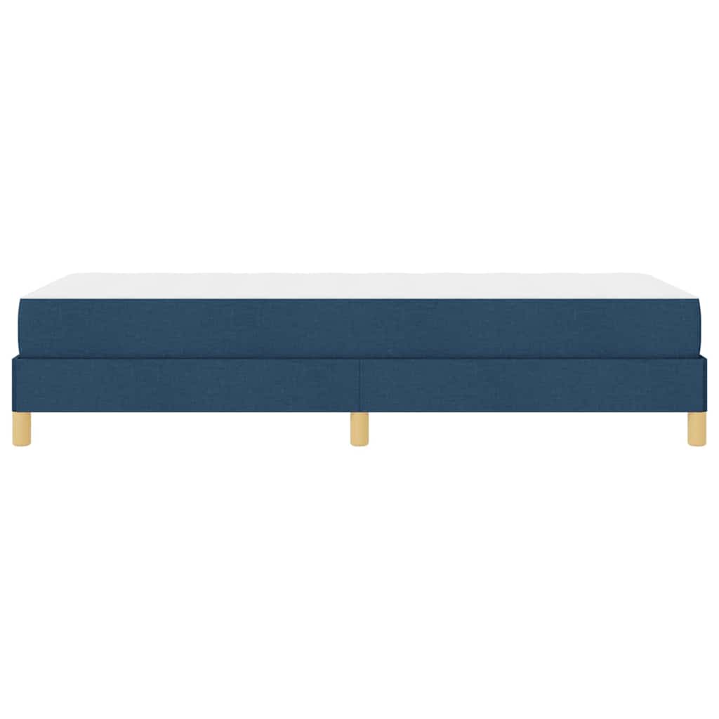 Boxspringbett Blau und Braun 80 x 200 cm