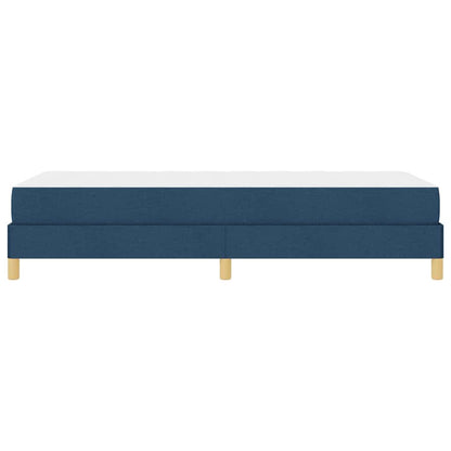 Boxspringbett Blau und Braun 80 x 200 cm