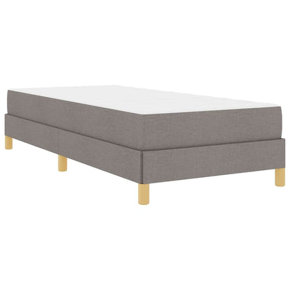 Boxspringbett Taupe und Braun 90 x 190 cm