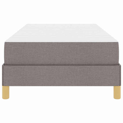 Boxspringbett Taupe und Braun 90 x 190 cm