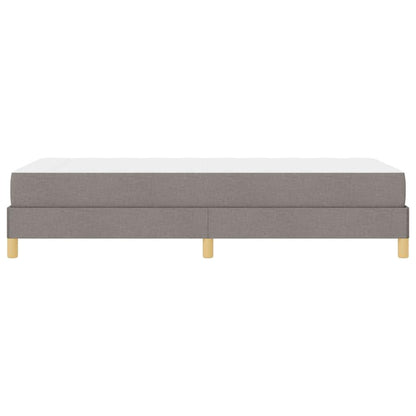 Boxspringbett Taupe und Braun 90 x 190 cm