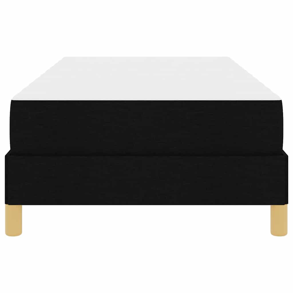 Boxspringbett Schwarz und Braun 100 x 200 cm