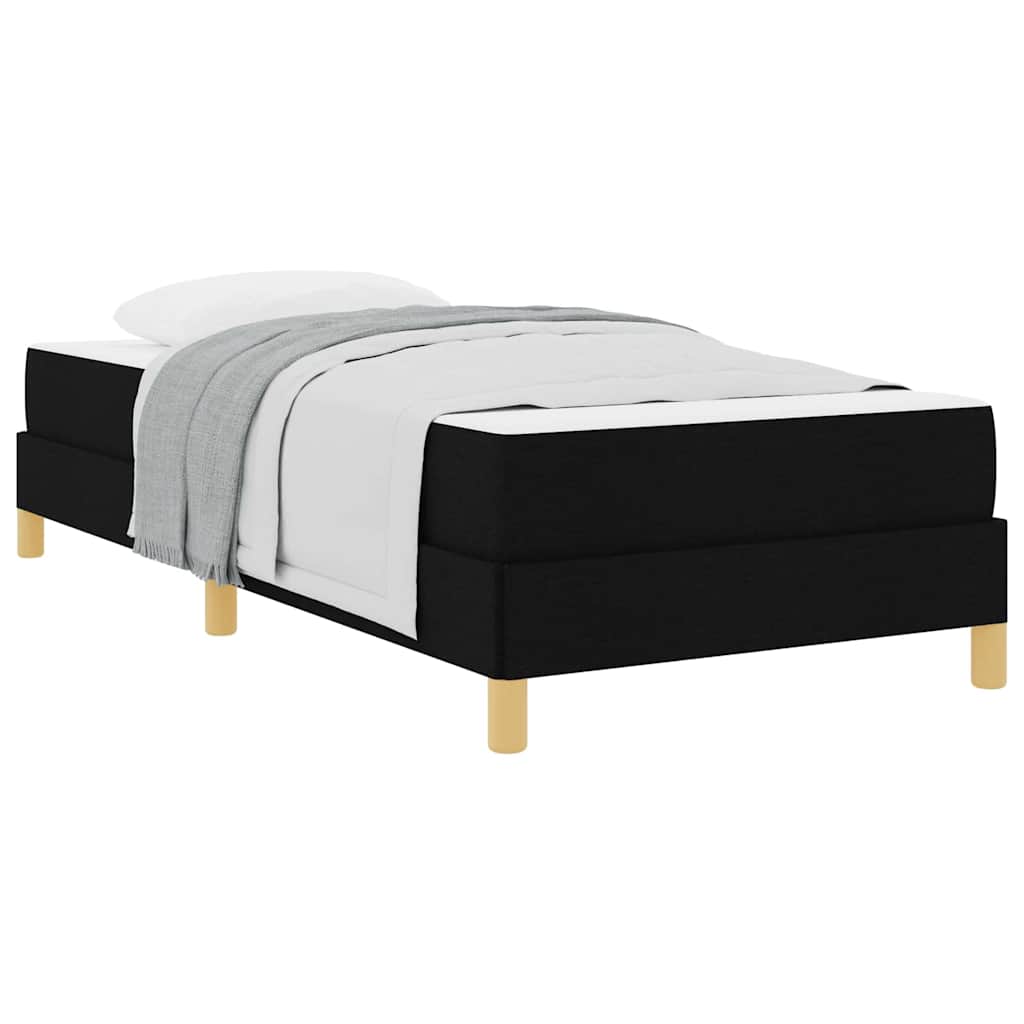 Boxspringbett Schwarz und Braun 100 x 200 cm