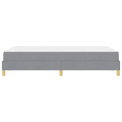 Boxspringbett Hellgrau und Braun 120 x 190 cm