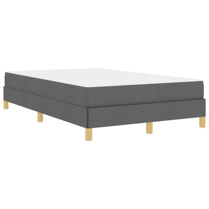 Boxspringbett Dunkelgrau und Braun 120 x 190 cm