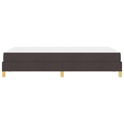 Boxspringbett Braun 120 x 190 cm Stoff und Holzwerkstoff