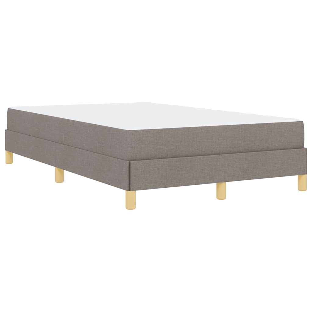 Boxspringbett Taupe und Braun 120 x 190 cm