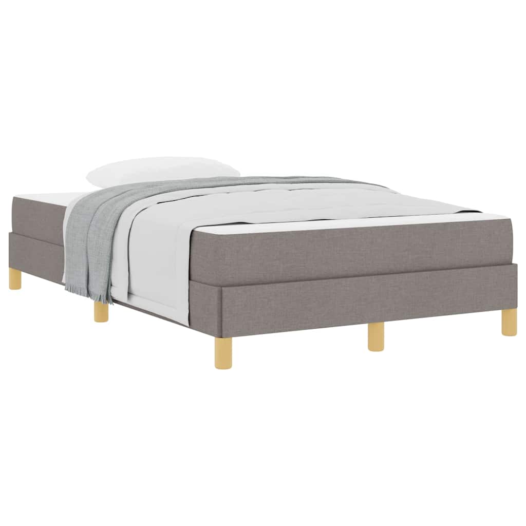 Boxspringbett Taupe und Braun 120 x 190 cm
