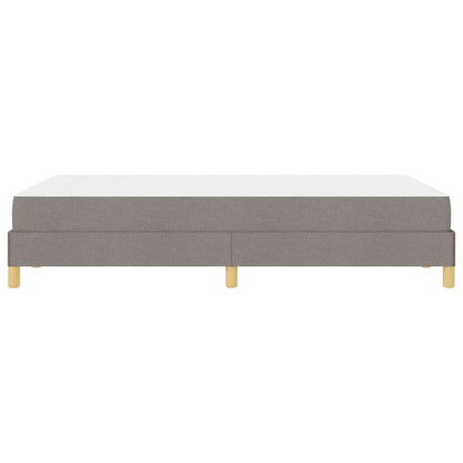 Boxspringbett Taupe und Braun 120 x 190 cm