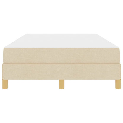 Boxspringbett Creme und Braun 120 x 190 cm
