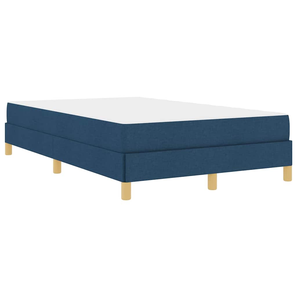 Boxspringbett Blau und Braun 120 x 190 cm