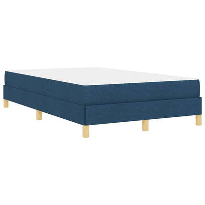 Boxspringbett Blau und Braun 120 x 190 cm