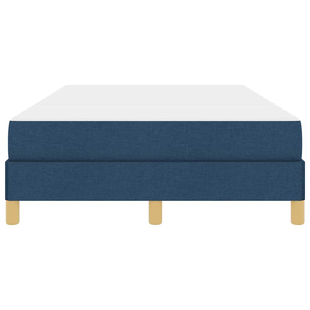 Boxspringbett Blau und Braun 120 x 190 cm