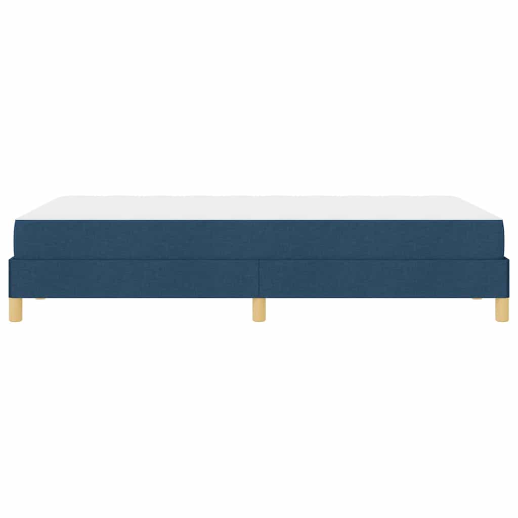 Boxspringbett Blau und Braun 120 x 190 cm