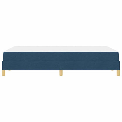 Boxspringbett Blau und Braun 120 x 190 cm