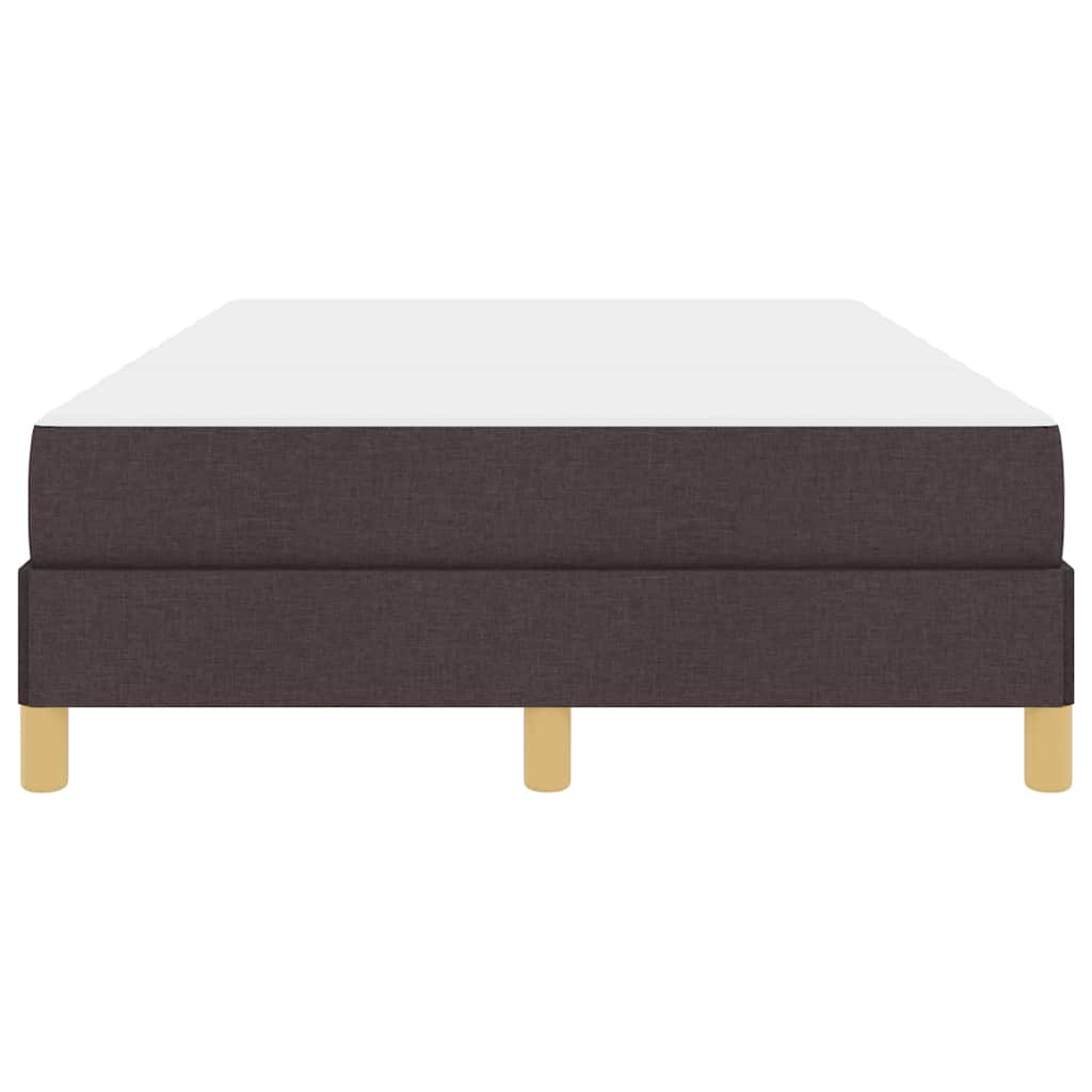 Boxspringbett Braun 120 x 200 cm Stoff und Holzwerkstoff
