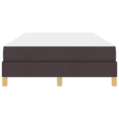 Boxspringbett Braun 120 x 200 cm Stoff und Holzwerkstoff