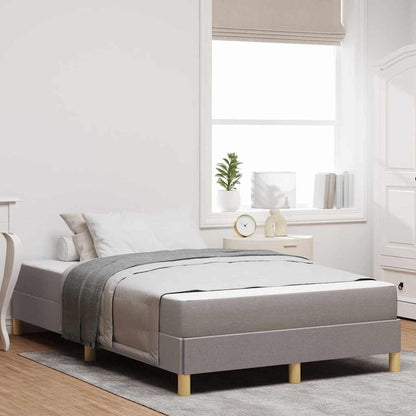 Boxspringbett Taupe und Braun 120 x 200 cm