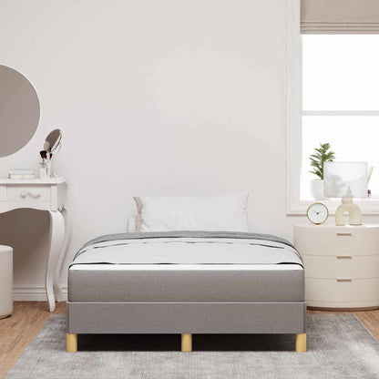 Boxspringbett Taupe und Braun 120 x 200 cm