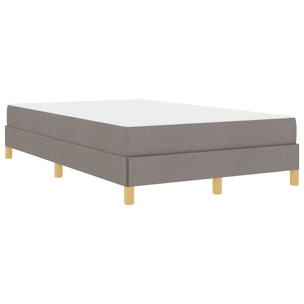 Boxspringbett Taupe und Braun 120 x 200 cm