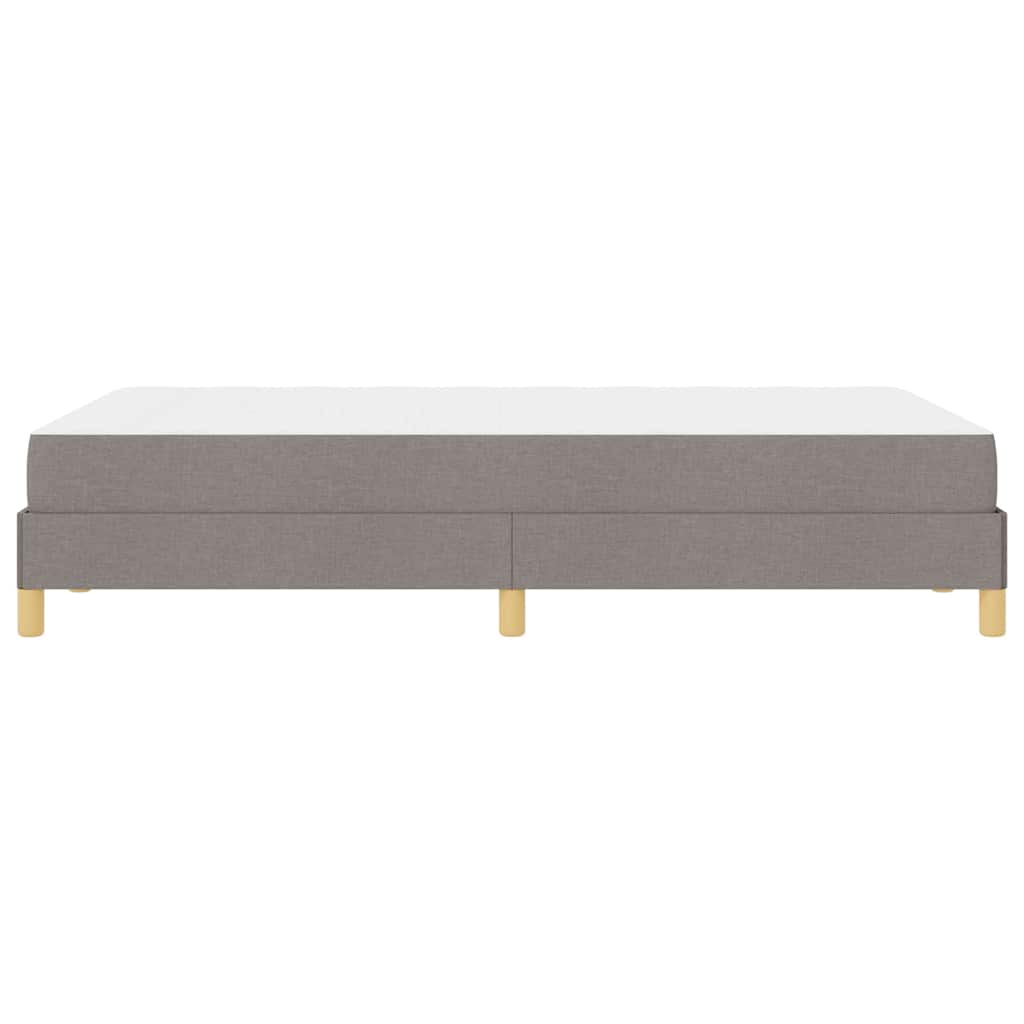 Boxspringbett Taupe und Braun 120 x 200 cm