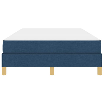 Boxspringbett Blau und Braun 120 x 200 cm