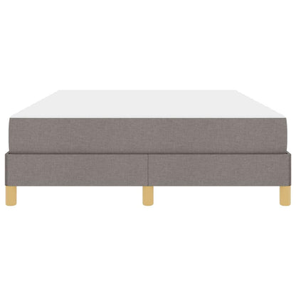 Boxspringbett Taupe und Braun 140 x 190 cm