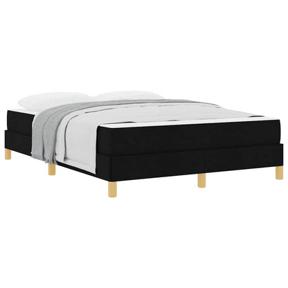 Boxspringbett Schwarz und Braun 140 x 200 cm