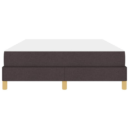 Boxspringbett Braun 140 x 200 cm Stoff und Holzwerkstoff