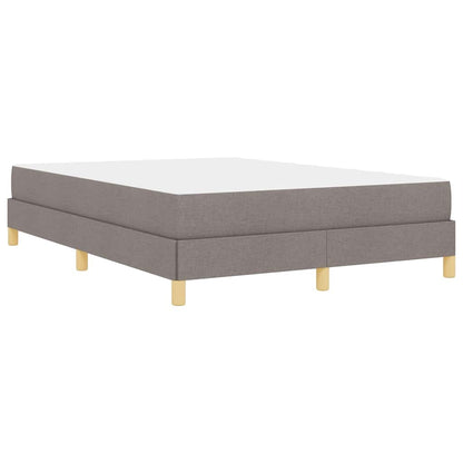 Boxspringbett Taupe und Braun 140 x 200 cm
