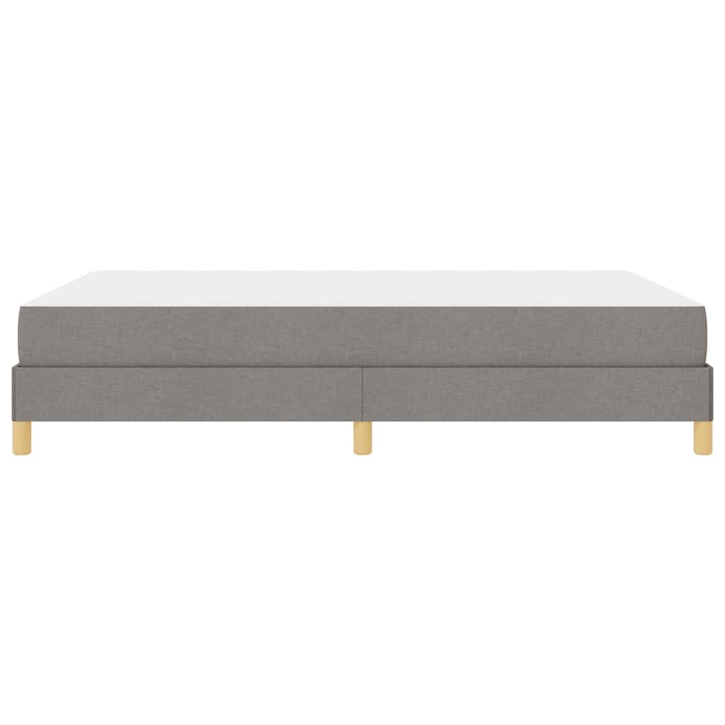 Boxspringbett Taupe und Braun 140 x 200 cm