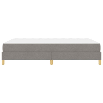 Boxspringbett Taupe und Braun 140 x 200 cm