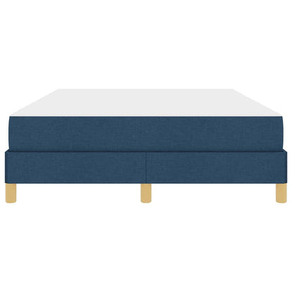 Boxspringbett Blau und Braun 140 x 200 cm