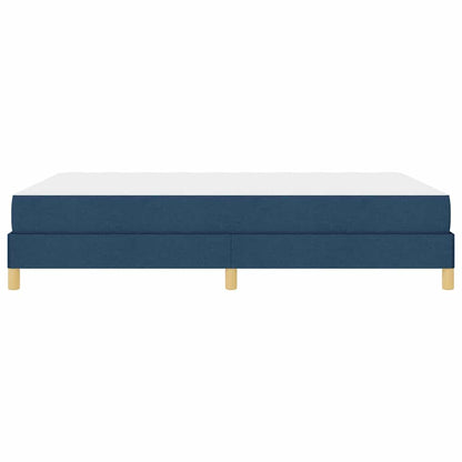 Boxspringbett Blau und Braun 140 x 200 cm