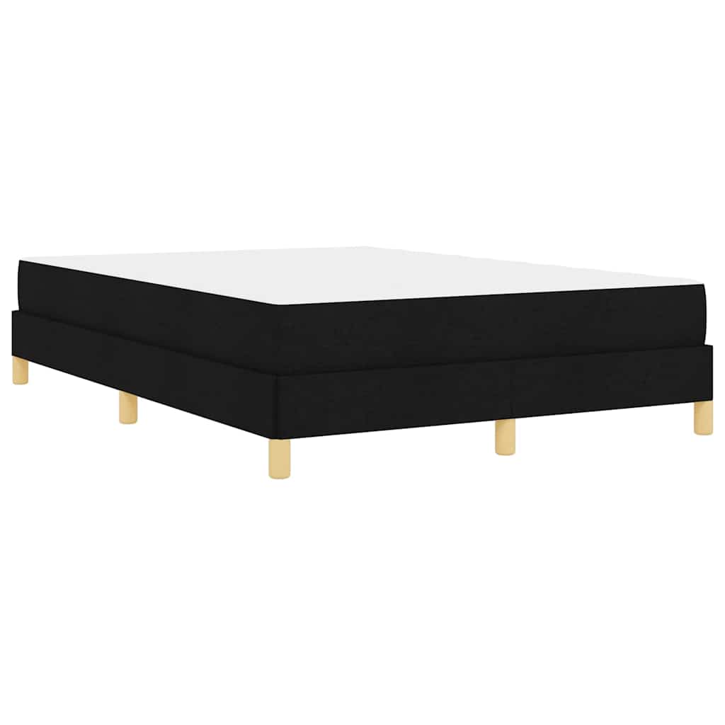 Boxspringbett Schwarz und Braun 160 x 200 cm
