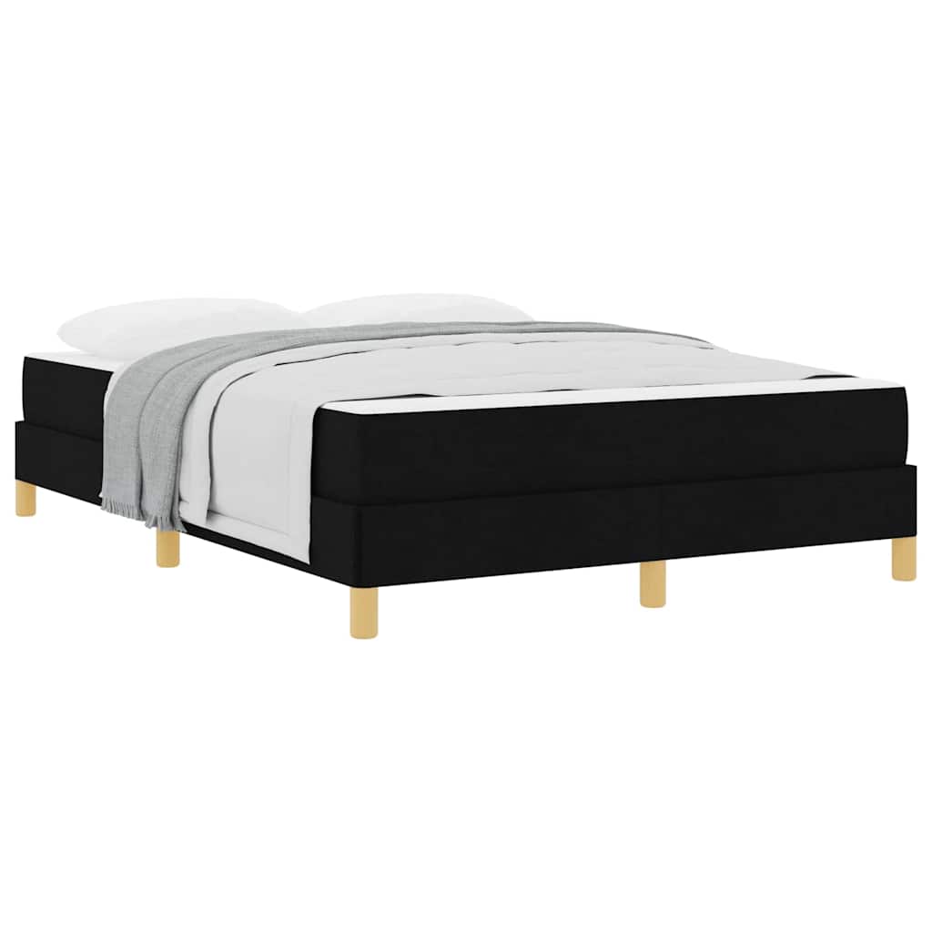 Boxspringbett Schwarz und Braun 160 x 200 cm