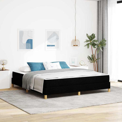 Boxspringbett Schwarz und Braun 180 x 200 cm