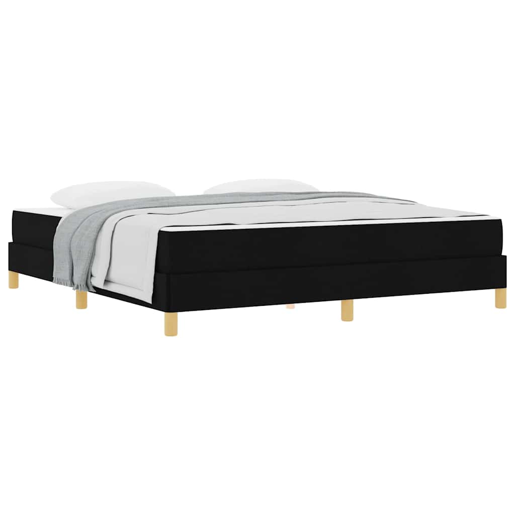 Boxspringbett Schwarz und Braun 180 x 200 cm