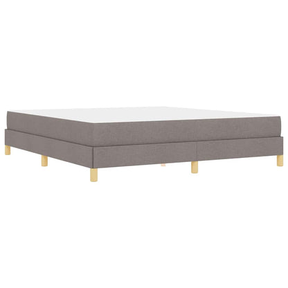 Boxspringbett Taupe und Braun 180 x 200 cm