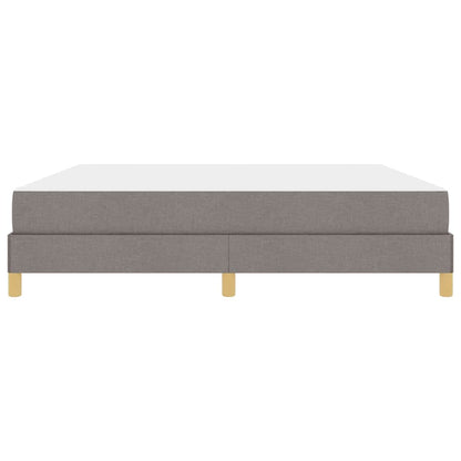 Boxspringbett Taupe und Braun 180 x 200 cm