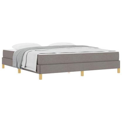 Boxspringbett Taupe und Braun 180 x 200 cm