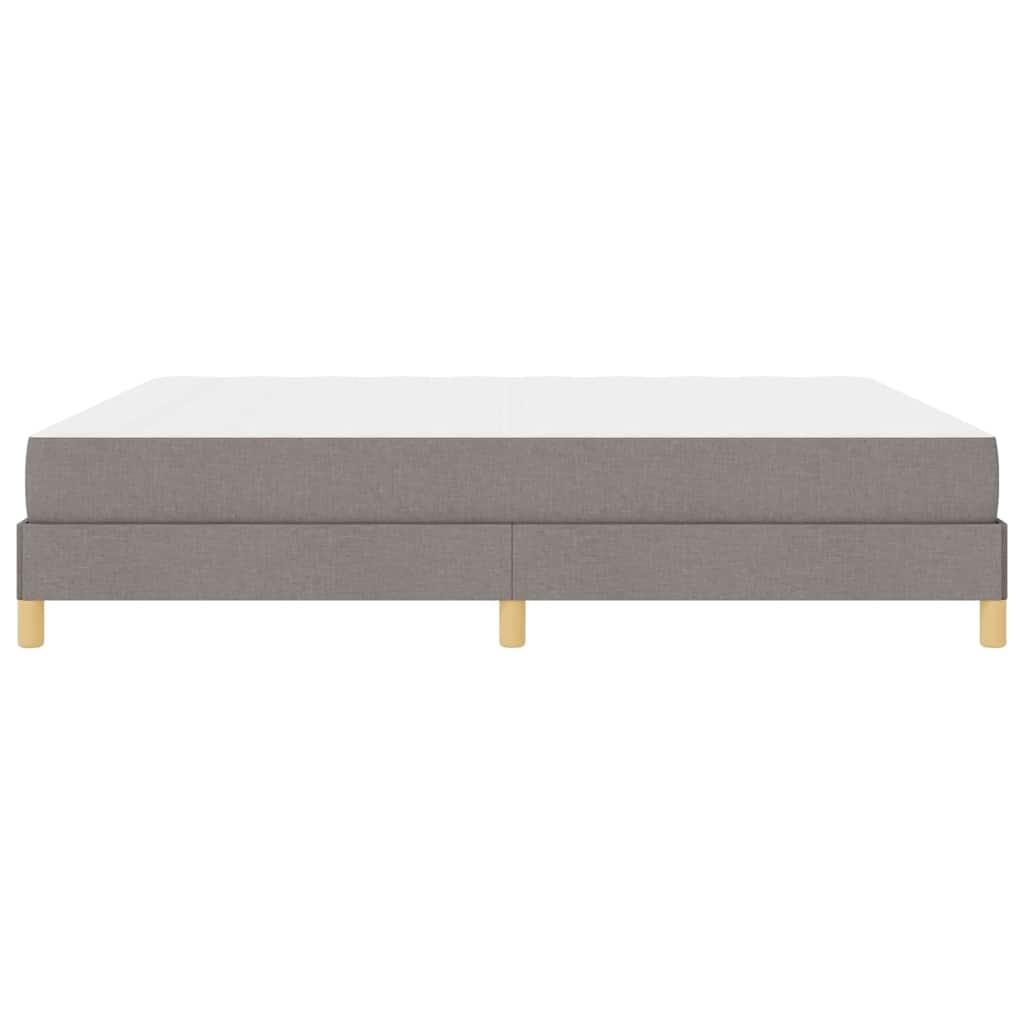 Boxspringbett Taupe und Braun 180 x 200 cm