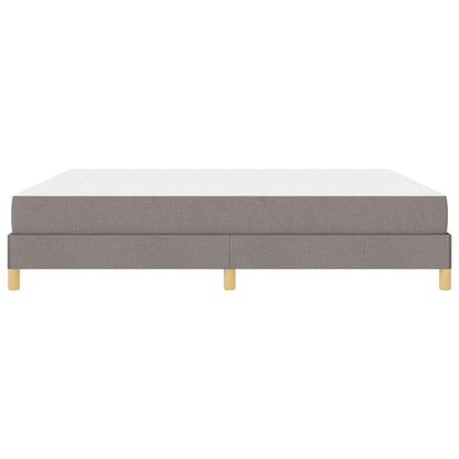 Boxspringbett Taupe und Braun 180 x 200 cm