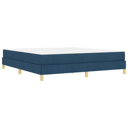 Boxspringbett Blau und Braun 180 x 200 cm