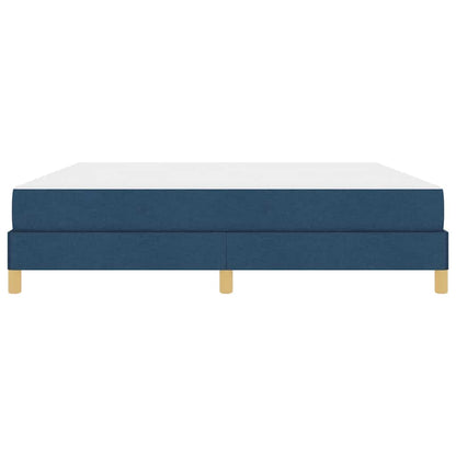 Boxspringbett Blau und Braun 180 x 200 cm