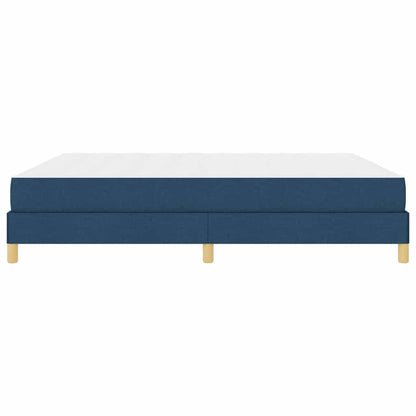 Boxspringbett Blau und Braun 180 x 200 cm