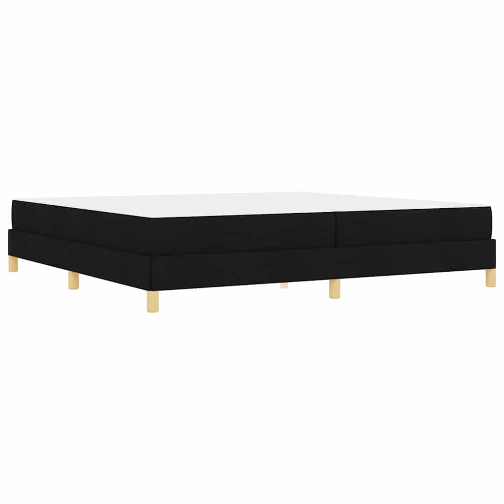 Boxspringbett Schwarz und Braun 200 x 200 cm