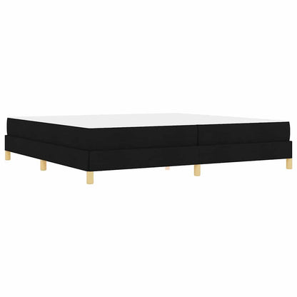 Boxspringbett Schwarz und Braun 200 x 200 cm