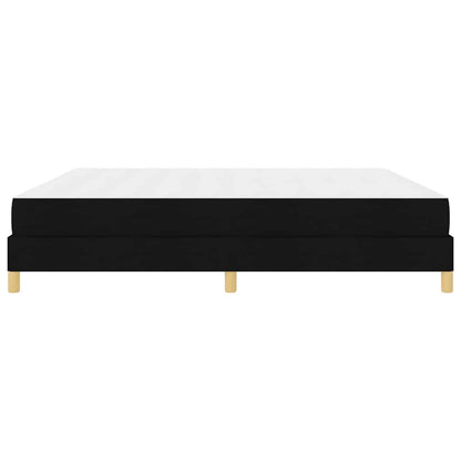 Boxspringbett Schwarz und Braun 200 x 200 cm